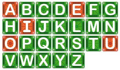 microMAGS LEARN Letters™ 56 Piece Set