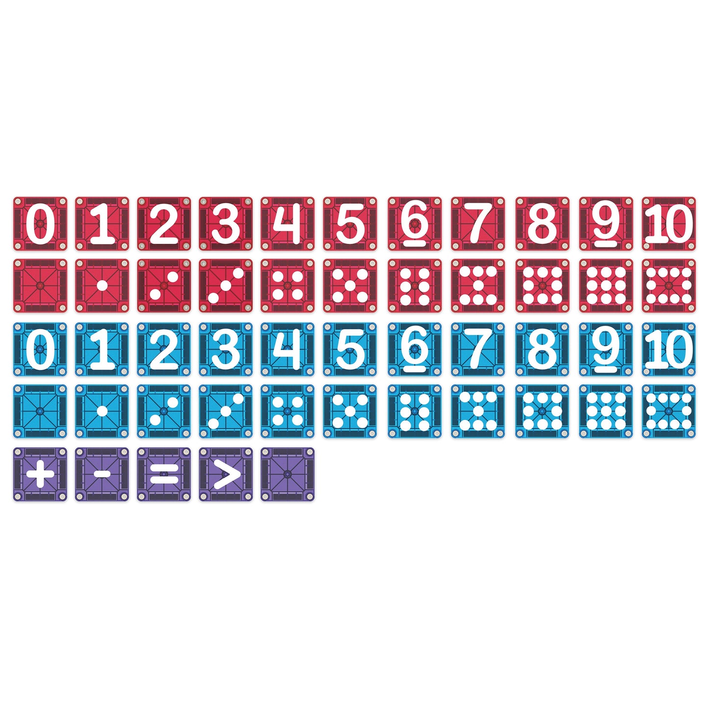 microMAGS LEARN Numbers™ 56 Piece Set