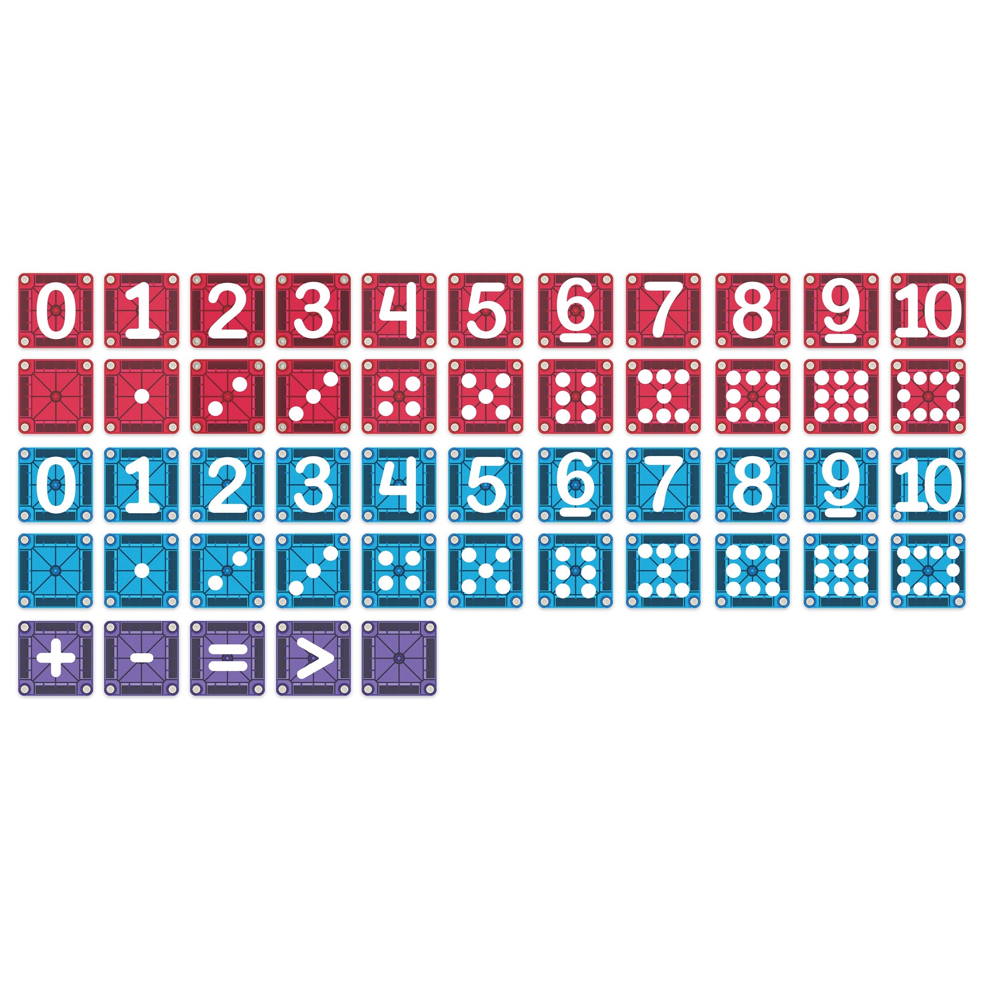microMAGS LEARN Numbers™ 56 Piece Set