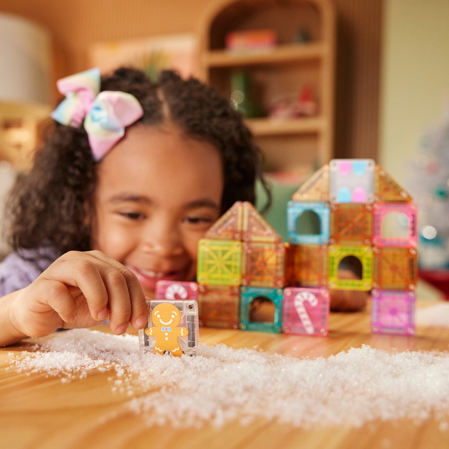 microMAGS Gingerbread House 24 Piece Travel Set